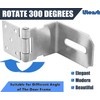 Litensh 90° Right Angle Stainless Steel Door Locks with Padlock,