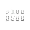 Diesel Fuel Injector Return Line Clamps Kit Fit for Chevy