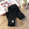 Lala 퓨어 울 핑거 니트 장갑(LALAW004) Pure Wool Finger Knit