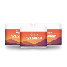 (3 piezas) Crema reafirmante en caliente, loción para apretar la piel y reducir la celulitis para estómago, muslos y glúteos, crema hidratante Ulta para sudar antes y después del entrenamiento para mejores resultados (10.1 fl oz)