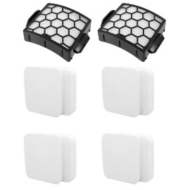 Compatible with Shark Navigator Lift-Away 2 HEPA + 4 Foam & Felt Filter for Shark LA300 LA301 LA302 LA502 Vacuum Cleaner