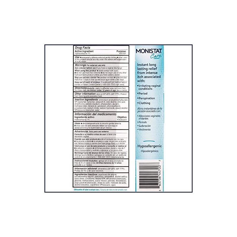 Monistat Soothing Care Itch Relief Cream 1 oz (28 g)