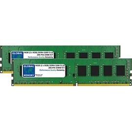 16GB (2 x 8GB) DDR4 3200MHz PC4-25600 288-PIN DIMM MEMORY RAM KIT COMPATIBLE WITH PC DESKTOPS/MOTHERBOARDS