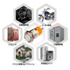 Hosiakly 10A/9-24V Momentary Push Button Switch Instant LED Ring IP67