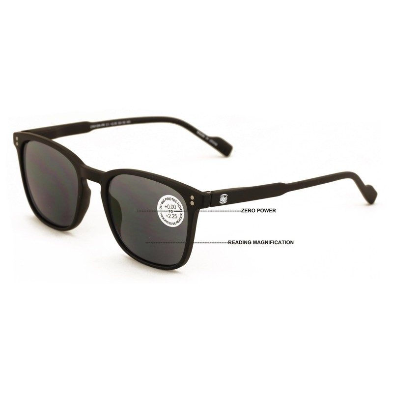 V.W.E. Lightweight Men Progressive Bifocal Reading Sunglasses – No Line,