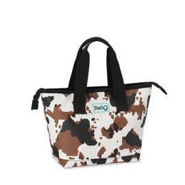 Swig Life Lunchi Lunch Box, Waterproof and Insulated Lunch Box for Women with Wide Bottom, Zipper Closure, Back Pocket and Top Handle in Hayride