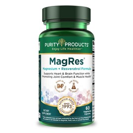 Purity Products - MagRes Formula Magnesium + Resveratrol 60 capsules