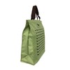 Yusaisha 3L13-01 Eco Bag, Dog Pattern, Green, Approx. Length 14.2