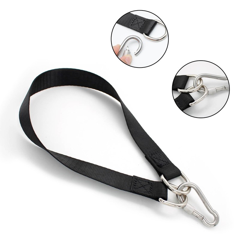 DEANKEJI Pack of 2 Swing Ropes, 55 cm Hammock Attachment,