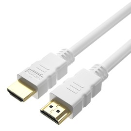 Premium High Speed HDMI Cable 1.0m White (Type A Male to Type A Male) 18Gbps 4K/60p HDR HDMI Version 2.0 WB-10
