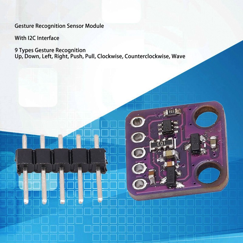 Gesture Recognition Sensor Module Multiple Gestures Monitor Motion Detection Sensor