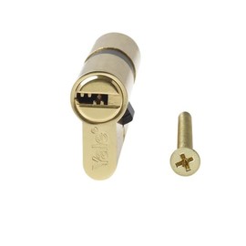 Yale 110723535040201 High Security Cylinder CS10 Double Coupling Brass 35 x 35 mm Wrench