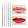 Veraly Lip Brush Desechable Glitter Pestañas Labios Microblanding F