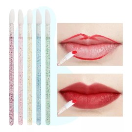 Veraly Lip Brush Desechable Glitter Pestañas Labios Microblanding F
