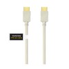 HDMI Cable, 3.0 m, White, Eco Cable, Supports 4K2K