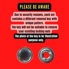 Fits Honda S2000 Models 1999 To 2007 Heyner Germany StillBull Locking Wheel Nuts M12x1.5 Set 4 Locks Alloys Antitheft Protection Bolts CA