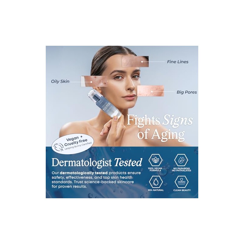 Serenity Suero Facial Dew con cido Hialurnico y Niacinamida