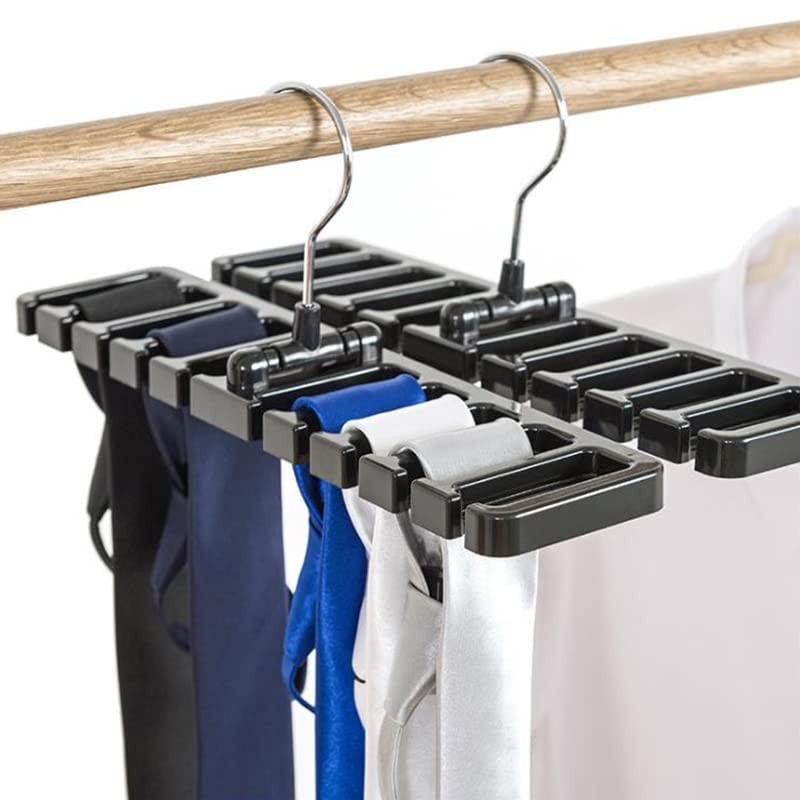 Belt Holder Tie Holder with 10 Slots for Ties and
