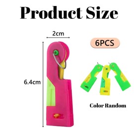 FloralGrace Improved Automatic Needle Threader, Set of 6 in Red, Yellow, Green, Practical Threading Aid for Sewing Needles and Sewing Machines