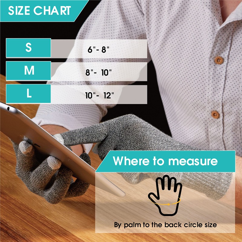 Vital Salveo-Office Stretchy Unisex Recovery Touchscreen, Running, Driving, Texting Arthritis