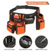 TUFFWORX Tool Belt with Multiple Pockets, Heavy Duty Construction Pouch,