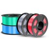 JAYO Silk PLA Filament Bundle 1.75mm 4.4KG, 4 Colors Metal-Like