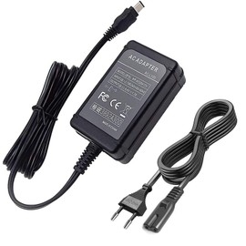 TKDY AC-L100 Power Supply Charger Kit Compatible with Sony Handycam DCR-TRV103 TRV130 TRV150, CCD-TRV108 TRV118 TRV128 Camcorder Replacement AC-L10A L10B AC-L15A L15B AC-L100A L100B L100C