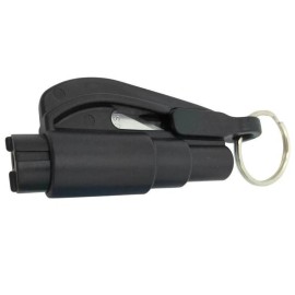 Motfittings 2PCS Car Emergency Window Glass Breaker Seatbelt Cutter Keychain, Family Rescue!