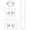 A-Focus Anti-Slip Set for AirPods 4 Silicone Adjustable Ear Hook