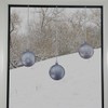 Articlings 12 x Bauble Window Clings with Glitter Patterns and