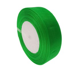 FYdxeud Sheer Organza Ribbon for Gift Wrapping, Craft, Hair Bow, Wedding Deco … (Green, 1" x 50 Yards)