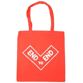 Hippowarehouse End To End Tote Shopping Gym Beach Bag 42cm x38cm, 10 litres