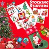 winthrop 240 Pcs Bulk Luminous Christmas Temporary Tattoos for Kids,