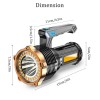 9900000LM Most Powerful 8 Modes LED Torch USB Rechargeable Flashlight