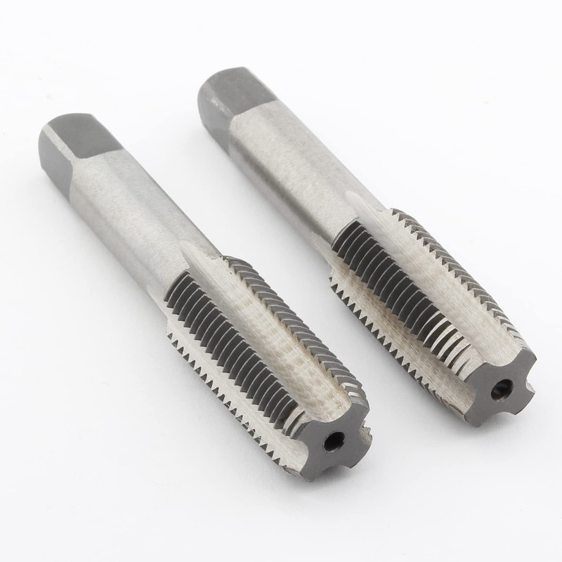 Qjaiune 2pcs M18x1.5 Tap, M18 Metric Thread Tap Right Hand