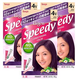 Bigen Speedy Conditioning Color Kit: 4V Violet Brown - 3 Pack