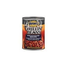 Bush's Best Steakhouse Recipe Grillin' Beans 22 oz (Pack of 12) by Bush's Best