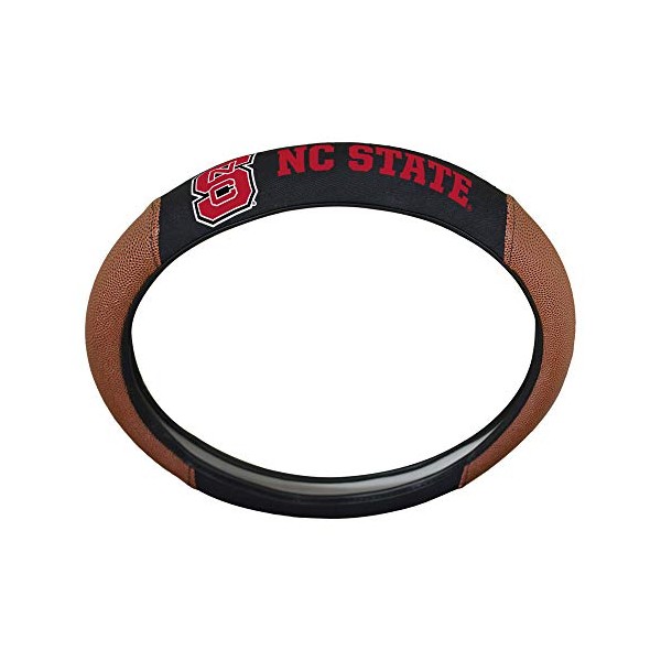 North Carolina State University Football Steering Wheel Cover 15" Diameter