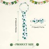 Eyret Shamrock Necktie Set St Patricks Day Neck Ties and