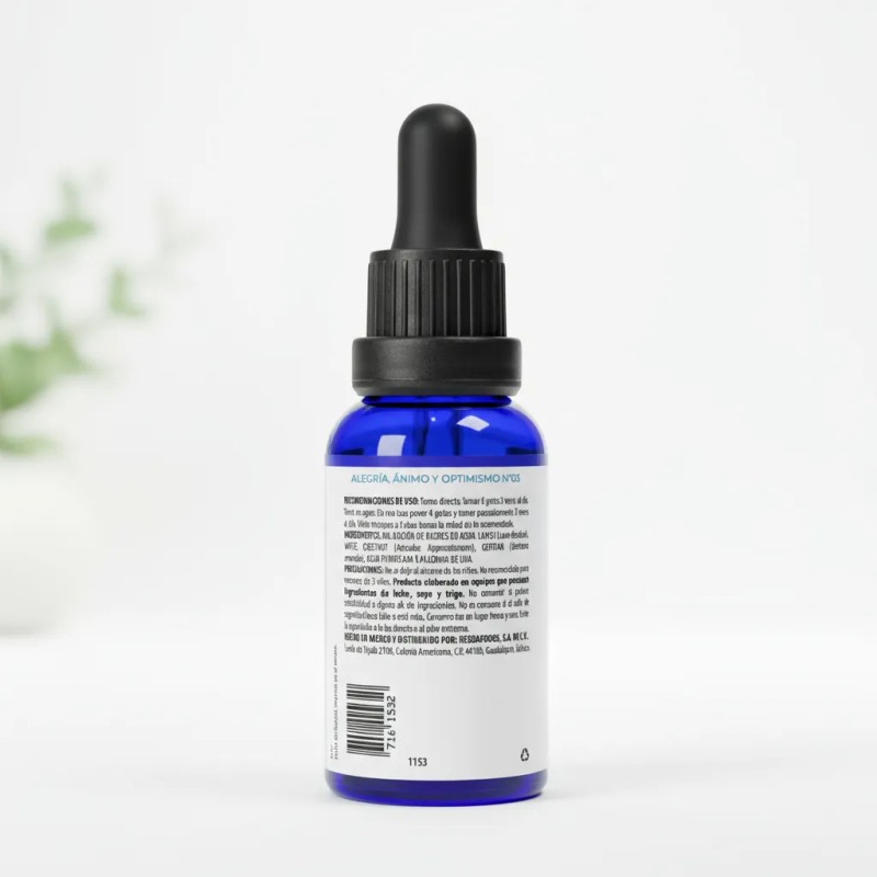 Flores Bach Blen Alegría Ánimo Optimismo 30ml Orgánico Puro