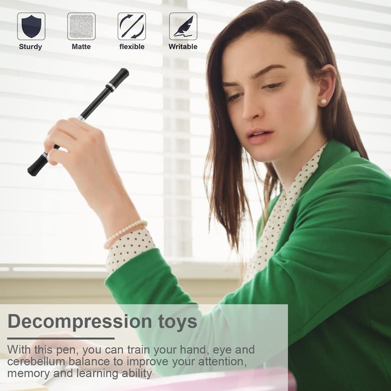 2 pieces rotating rotating pen, rotating finger, rotation pen, non-slip