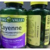 Spring Valley Cayenne Metabolism Support Supplement Capsules 455 mg 300