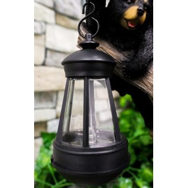 Ebros Plastic Solar Hanging LED Lantern 5.5 Inches High Decorative Replacement for Garden Light Statues for Ebros Gift Garden Sculptures