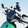 BRCOVAN Motorcycle Cross Bar Fit M10 & M8 Rear-View Mirror