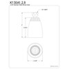 Kingston Brass K130A2 Plastic Shower Head, Polished Brass