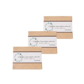 COONA Bathtub Soap, Natural Cold Process, Solid Soap, For Whole Body, Made in Japan (Hinoki, Regular Size, 2.8 oz (80 g) x 3 Pieces)