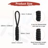 TIXIPEM Zipper Pull Replacement [5PCS] - Woven Paracord Pull Tab