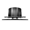 DOSPEL Veroni Glass Bathroom Fan 100 mm Black with Timer