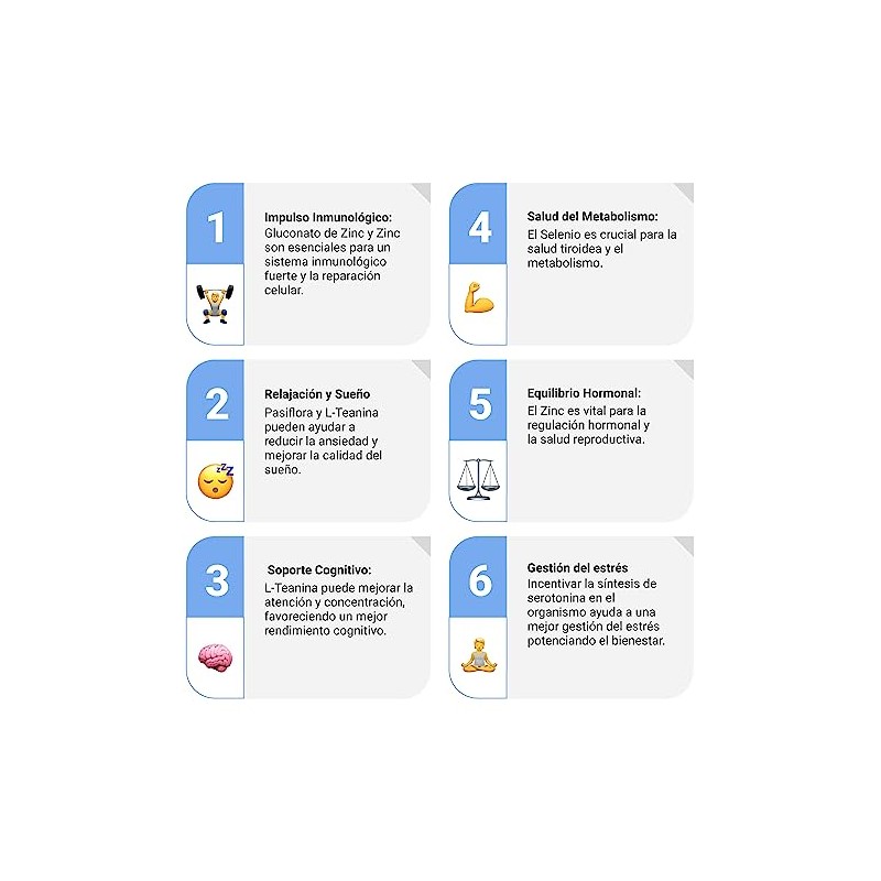 Sapientia Serotonina Nootrópico 100 Natural Gluconato Zinc Pasiflora Teanina Selenio