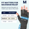 Arthritis Gloves and Ice Pack (2+1 Set) Fingerless Compression Gloves